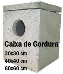 Caixa concreto com tampa