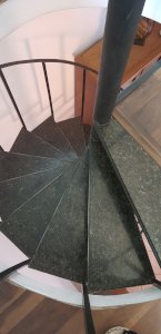 Maravilhosa escada caracol