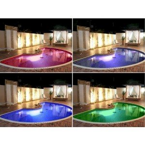 Refletores de LED brancos ou coloridos